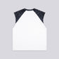 STRTN® RAGLAN TANK TOP – White/Washed Black