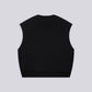 CRTV DEPT. V-NECK VEST – Black