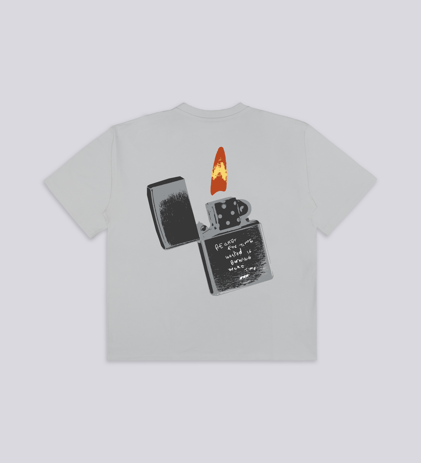 REGRET BURNS T-SHIRT – Gray