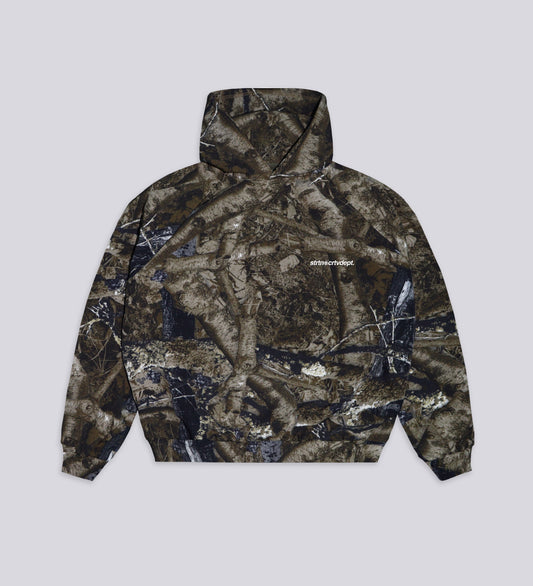 STRTN® POLAR TECH PRINTED HOODIE – Moss