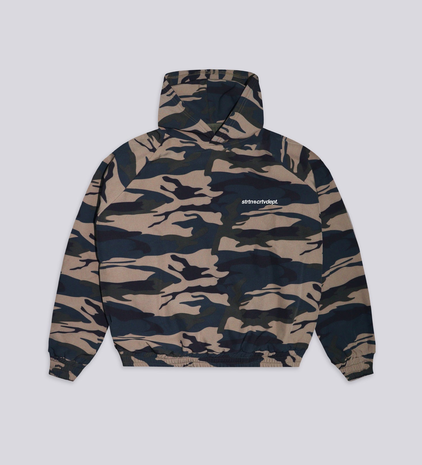 STRTN® POLAR TECH PRINTED HOODIE – Army