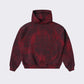 DISTRESSED RAGLAN HOODIE – Stained Burgundy
