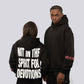 NOT IN THE SPIRIT FOR DEVOTIONS HOODIE – Black