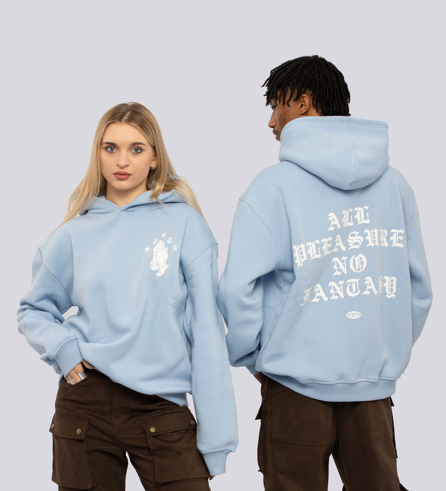 PLEASURE HOODIE – Baby Blue