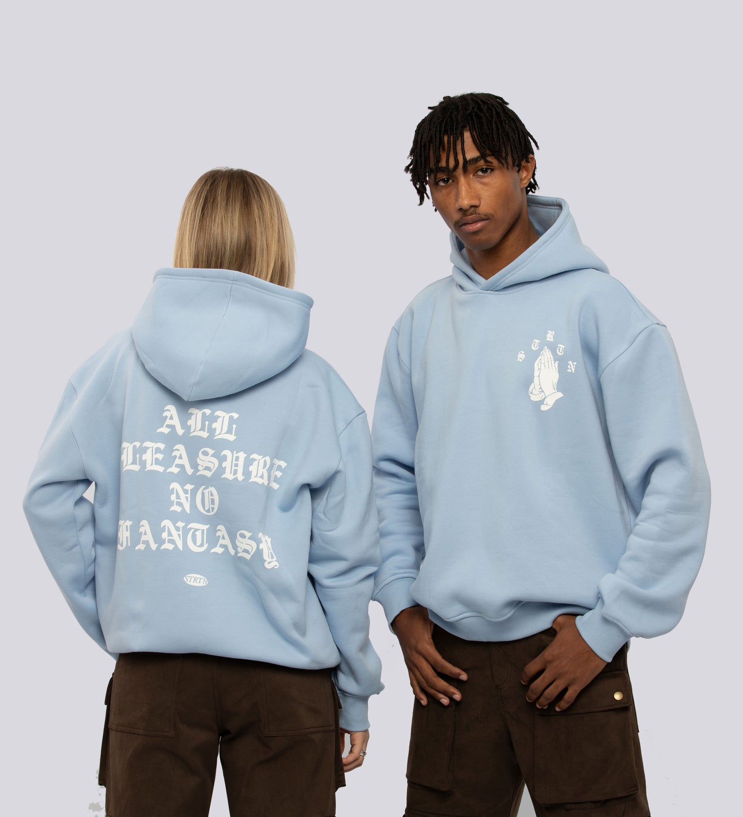 PLEASURE HOODIE – Baby Blue