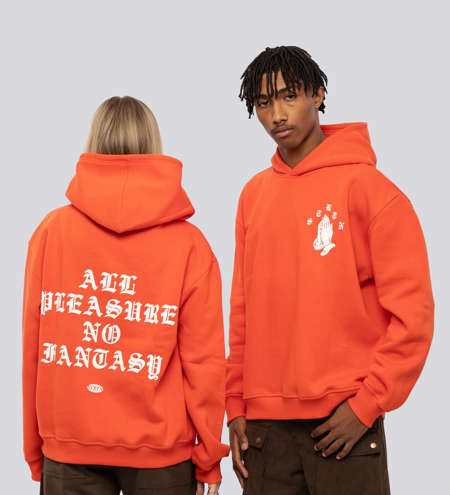 PLEASURE HOODIE – Blood Orange