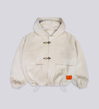 WOMEN'S FIREMAN CLASP SOFT-TECH JACKET – Cream