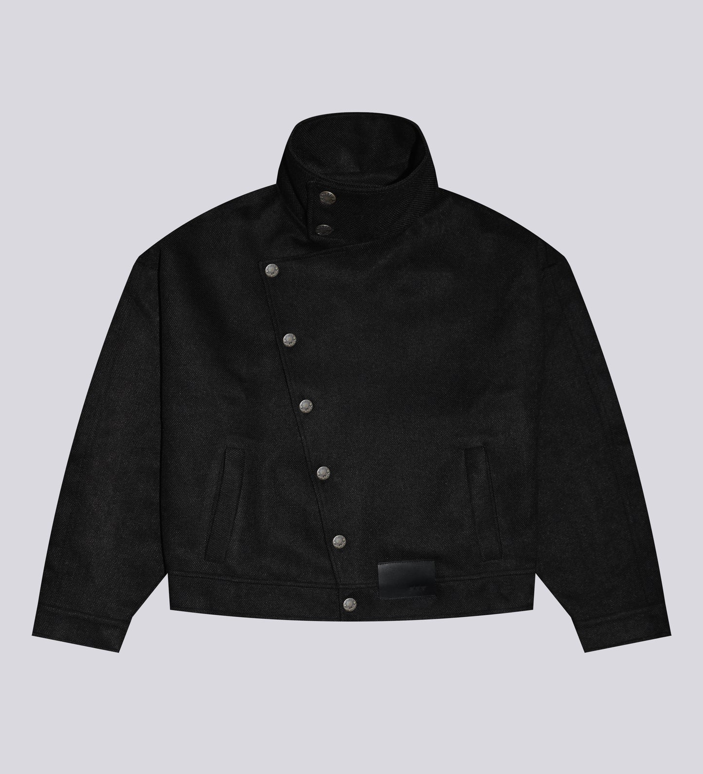 CRTV DEPT. HIGH NECK JACKET – Black
