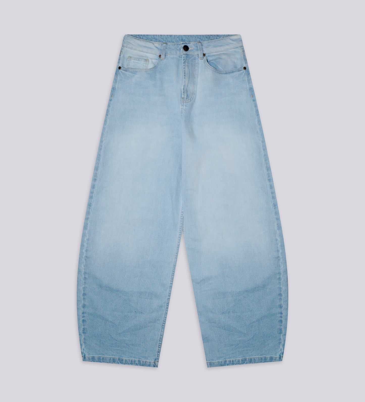 STRTN® SIGNATURE LOOSE WASHED DENIM – Light Blue