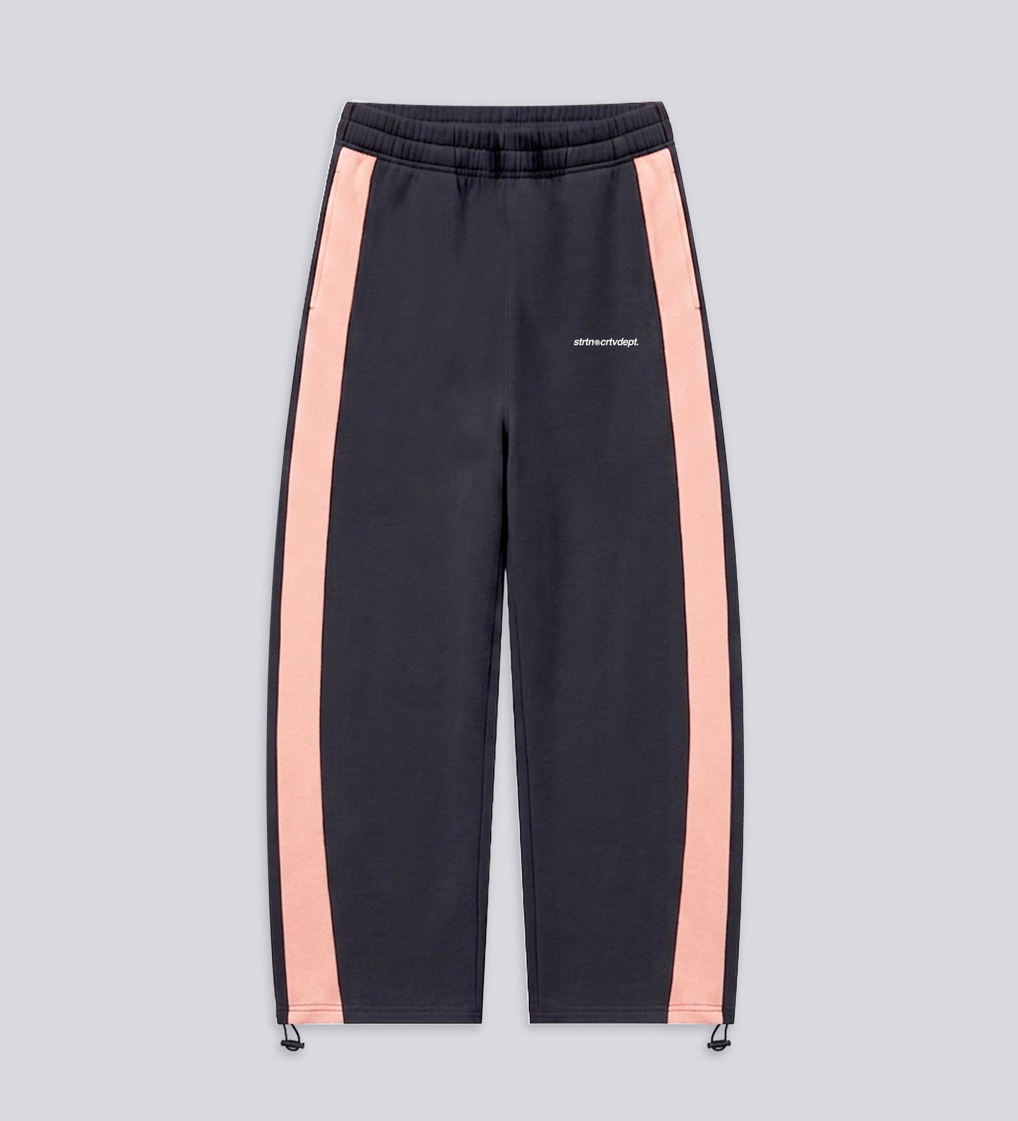 CRTV DEPT. JOGGERS – Light Pink/Charcoal