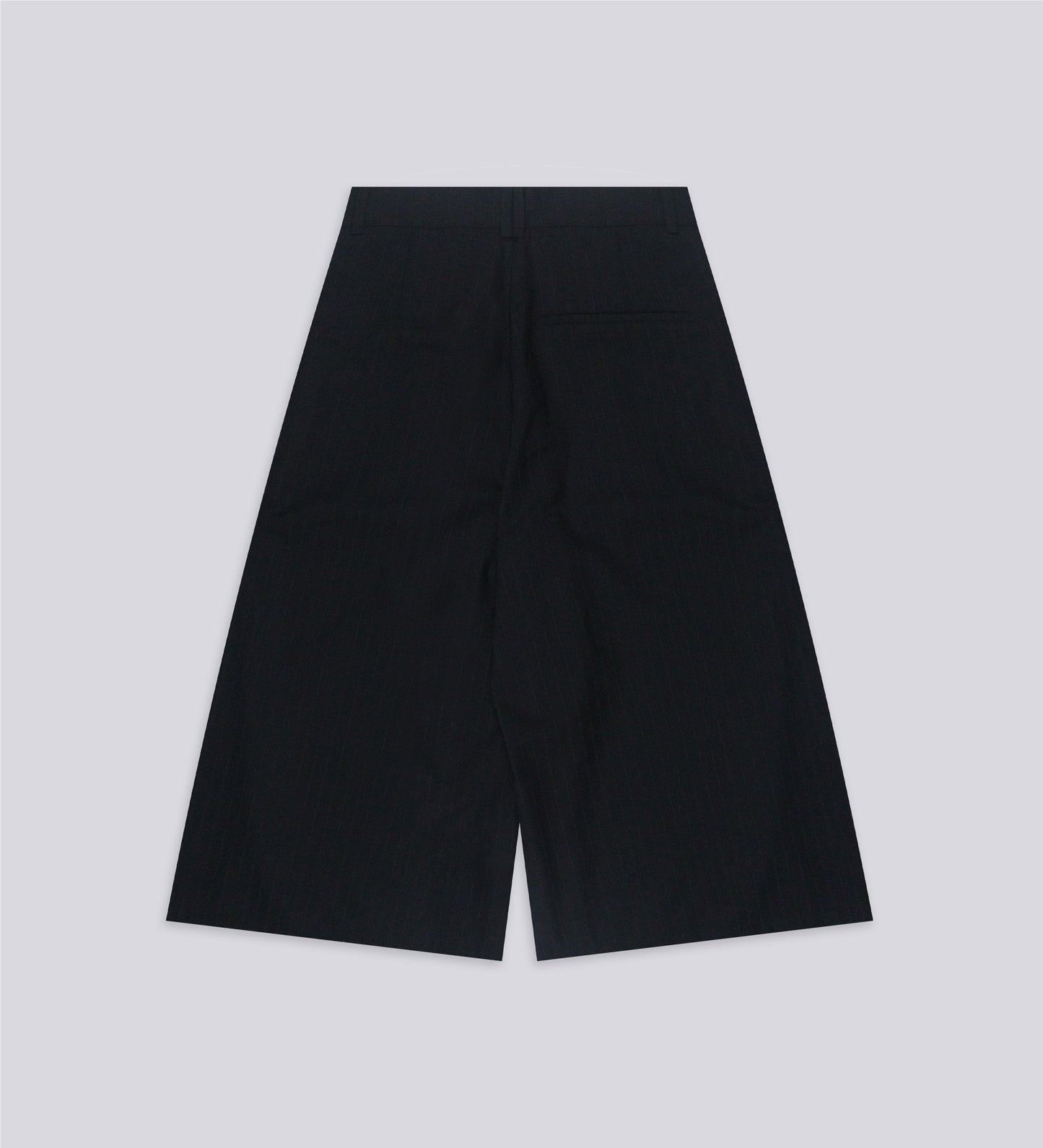 WOMEN'S CRTV DEPT. PINSTRIPE JORTS – Black