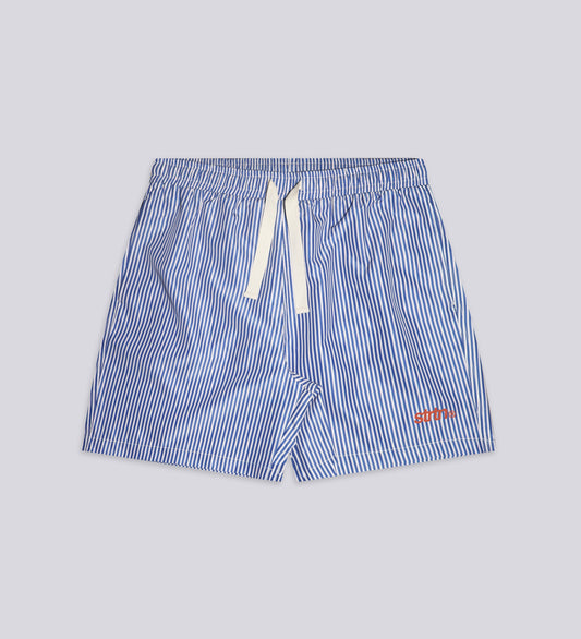 STRTN® SWIMSHORTS – Striped Blue