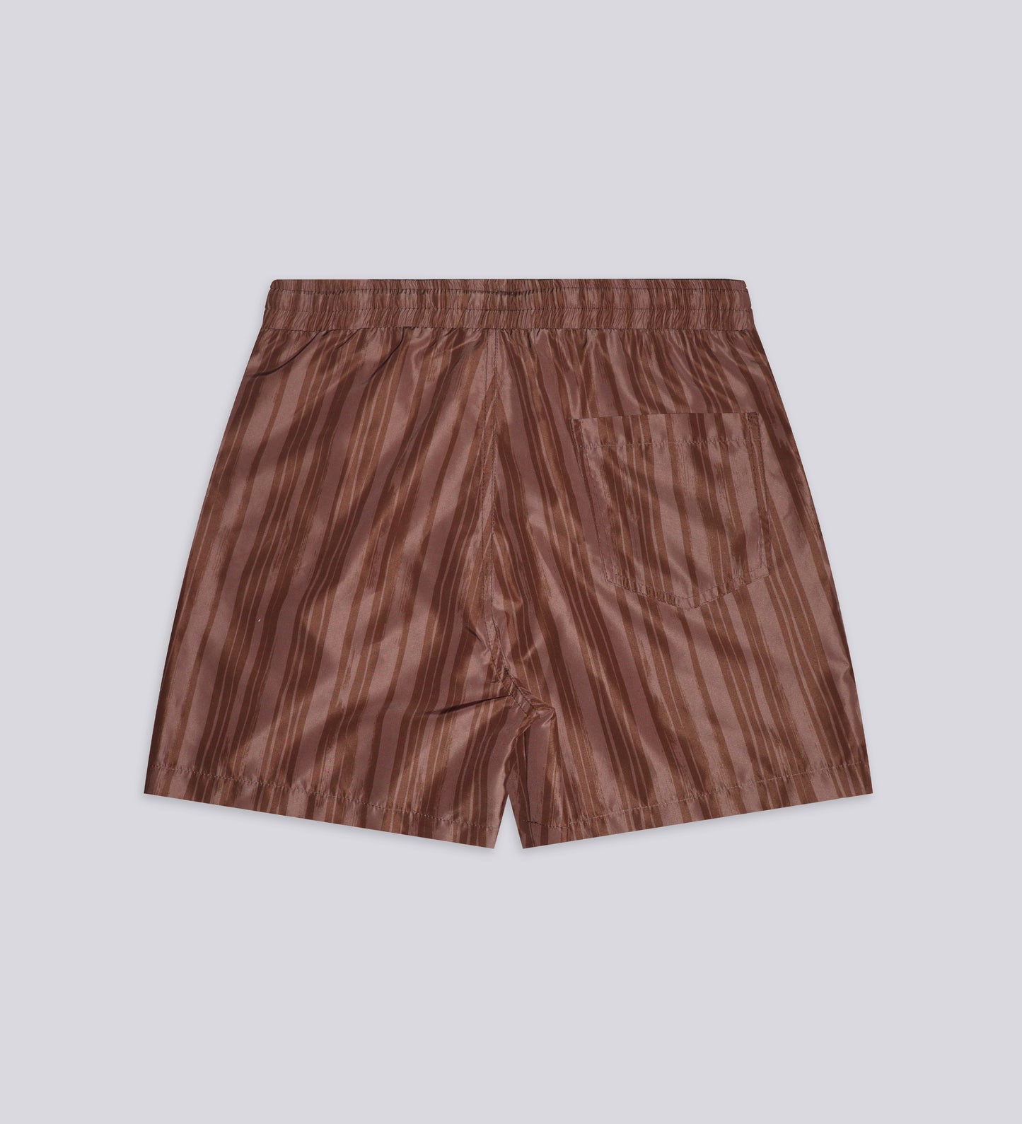 STRTN® SWIMSHORTS – Striped Brown