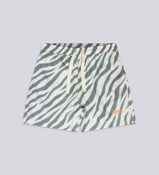 STRTN® SWIMSHORTS – Khaki Stripes