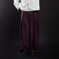 CRTV DEPT PLEATED WOOL TROUSERS – Burgundy