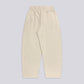 PLEATED BAGGY LINEN PANTS – Cream