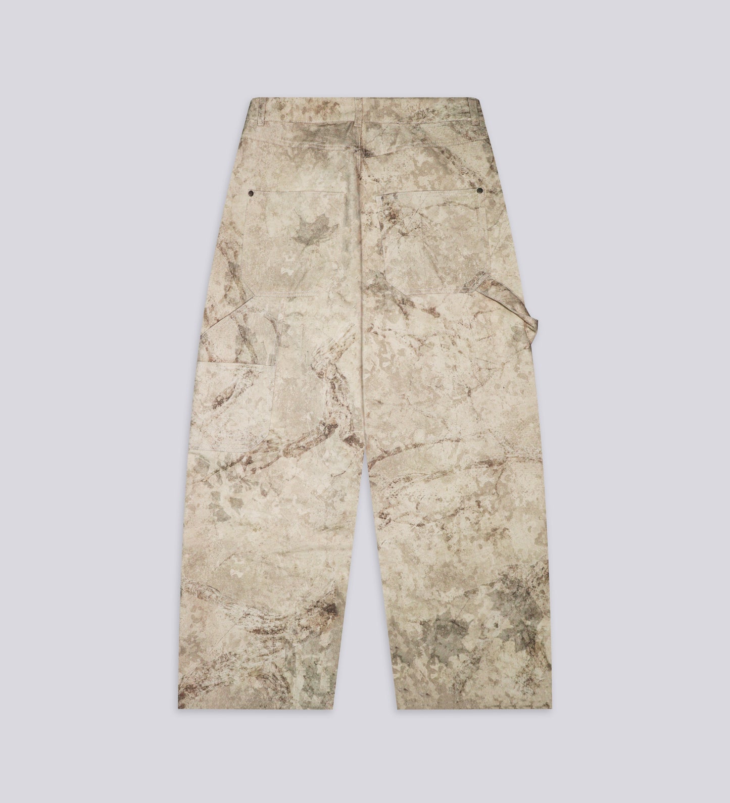 DESERT SAINTS CAMO BAGGY PANTS – Sand Moss