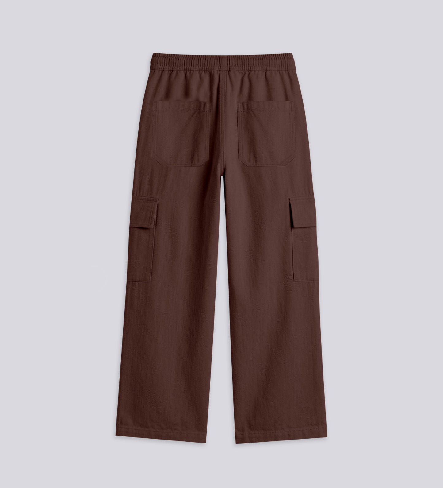 LOOSE CARGO PANTS – Brown