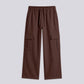 LOOSE CARGO PANTS – Brown