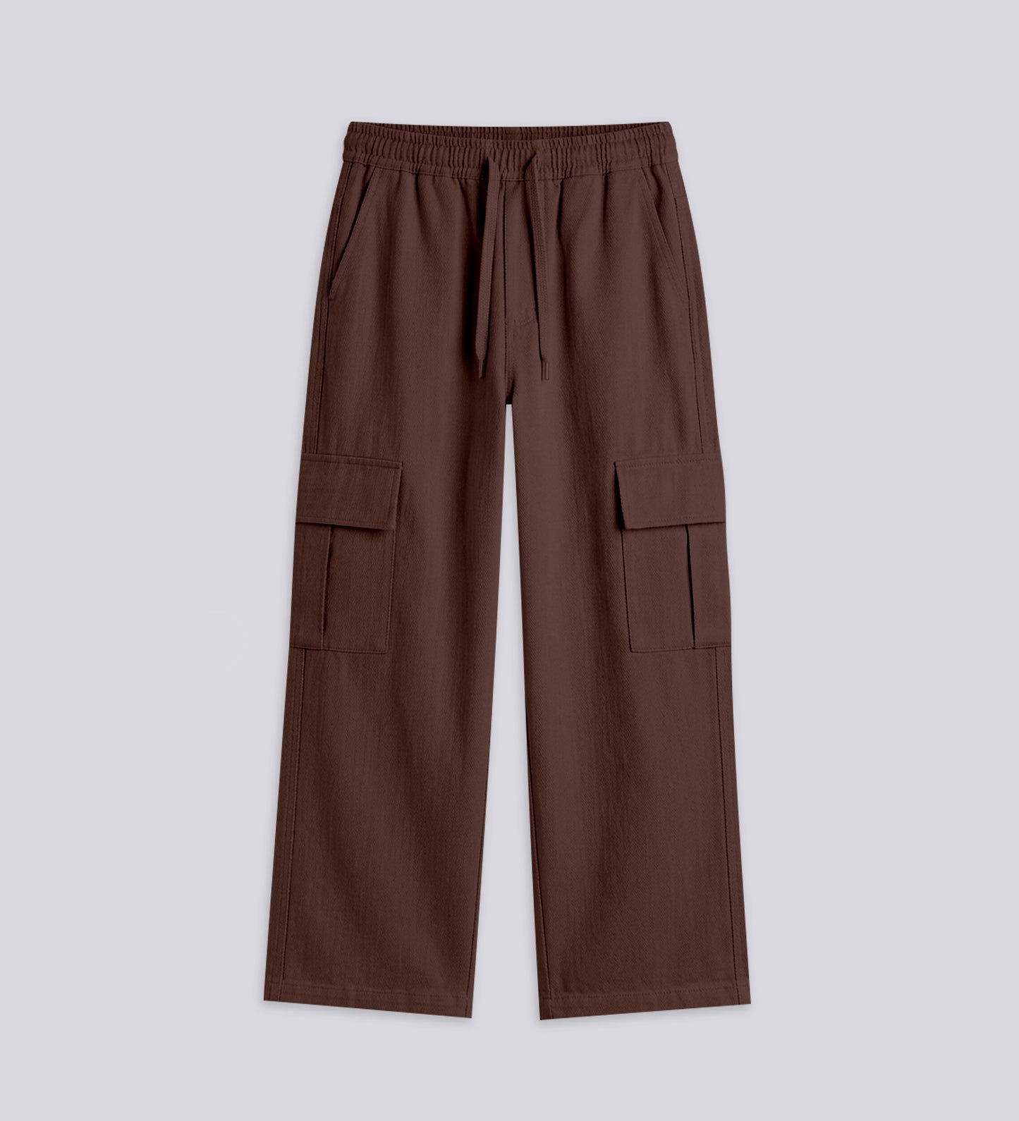 LOOSE CARGO PANTS – Brown
