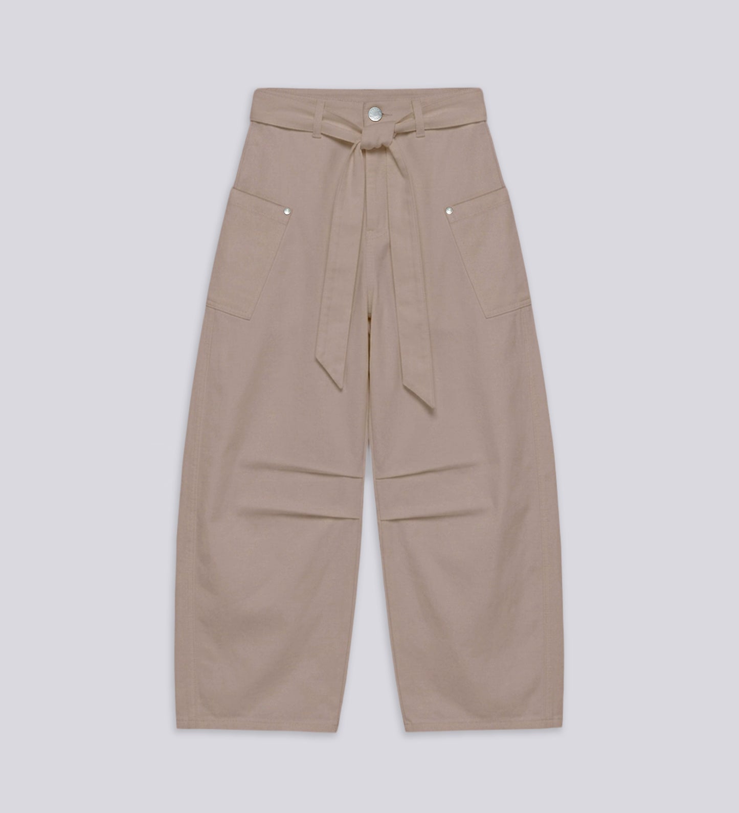 THE CRTV DEPT. BLOCK PANTS – Beige