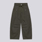 THE CRTV DEPT. BLOCK PANTS – Army Green