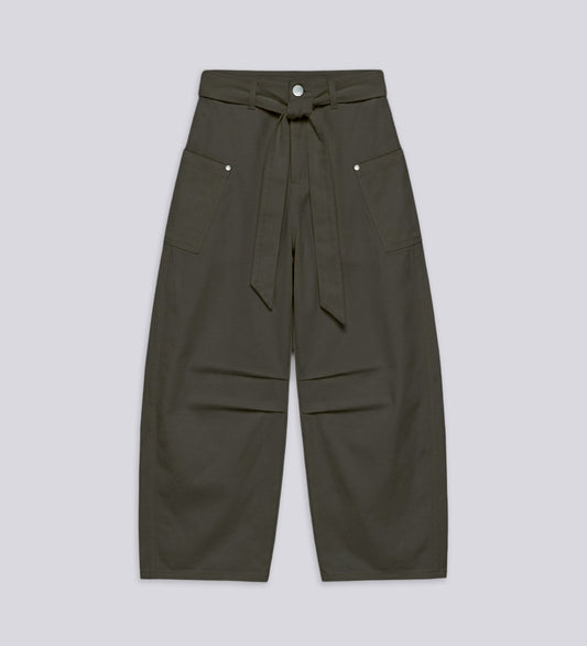THE CRTV DEPT. BLOCK PANTS – Army Green