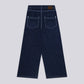 STRTN® WIDE-LEG FLARE RAW DENIM – Blue
