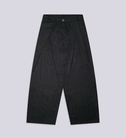 CRTV DEPT PLEATED WOOL TROUSERS – Charcoal