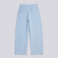 THE CRINKLED POPLIN PANTS – Baby Blue