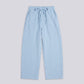 THE CRINKLED POPLIN PANTS – Baby Blue