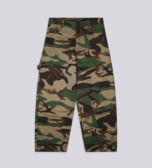 CRTV DEPT. CAMO BAGGY PANTS V.II – Military