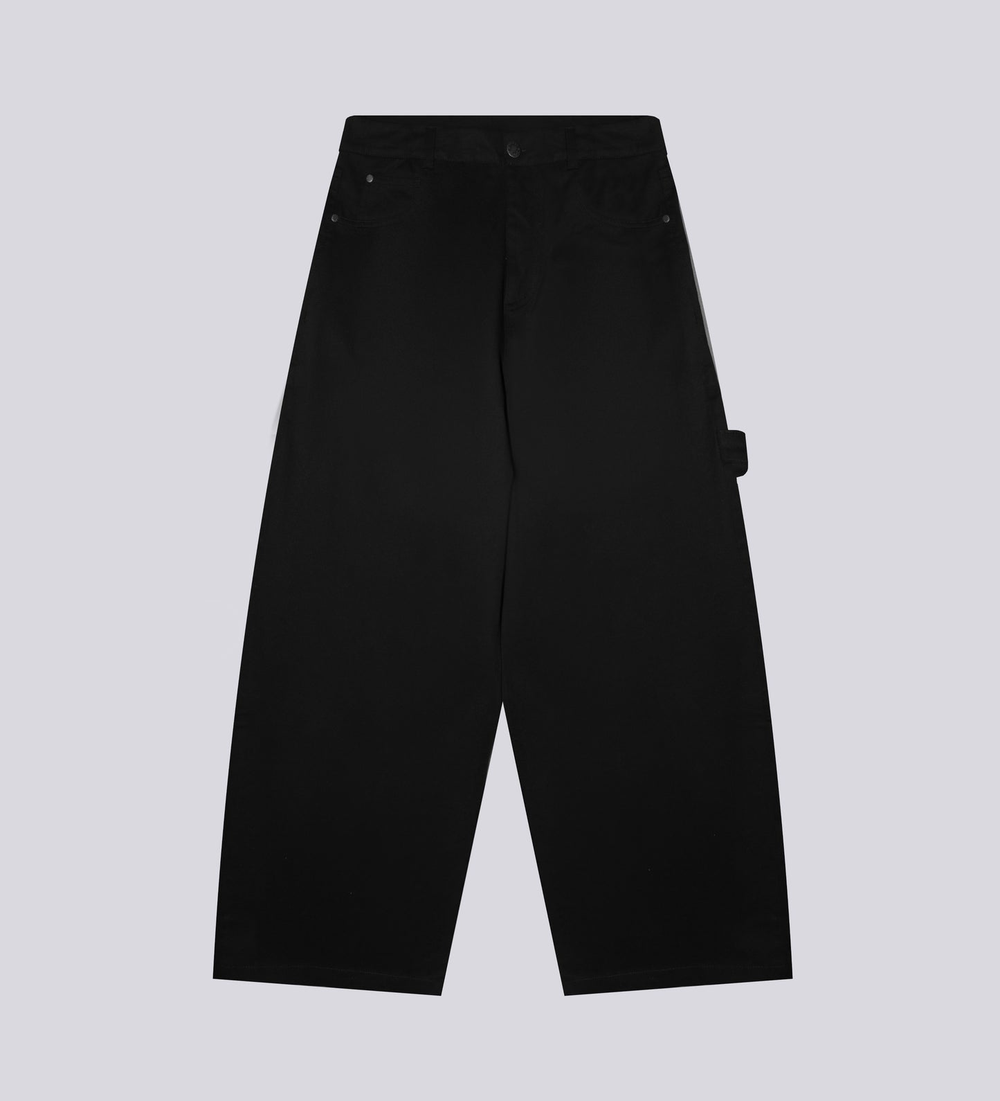 CRTV DEPT. SET BAGGY CANVAS PANTS – Black