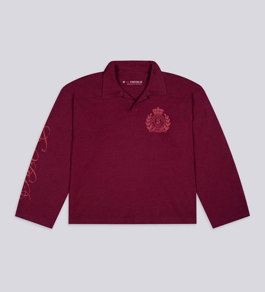 SACRED LEGACY POLO – Burgundy