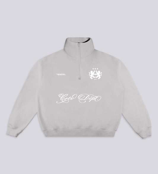 CRTV DEPT. BOXY HALF-ZIP – Gray