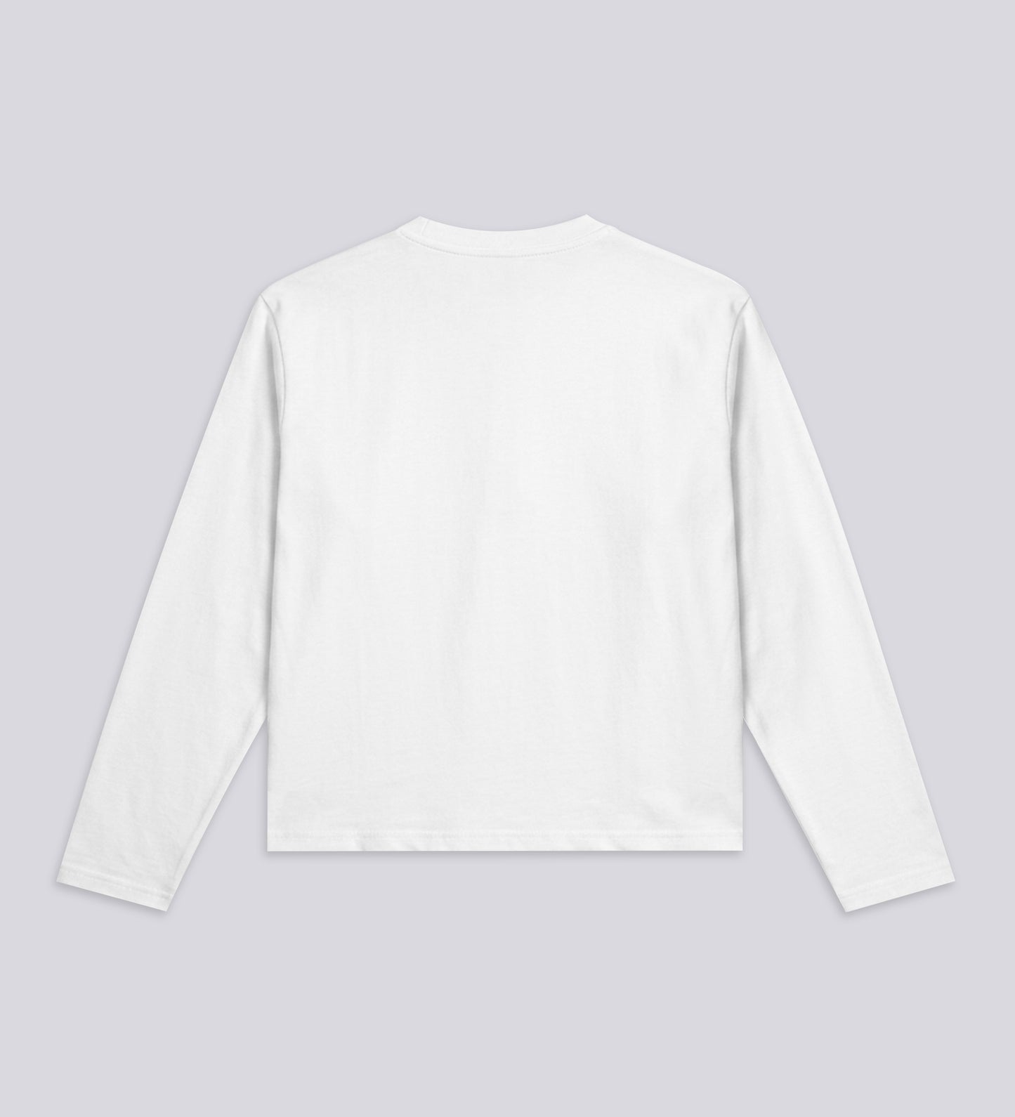 LONG SLEEVE HENLEY TEE – White