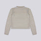 WOMEN'S CRTV DEPT. STRIPED SHIRT – Beige/Off White