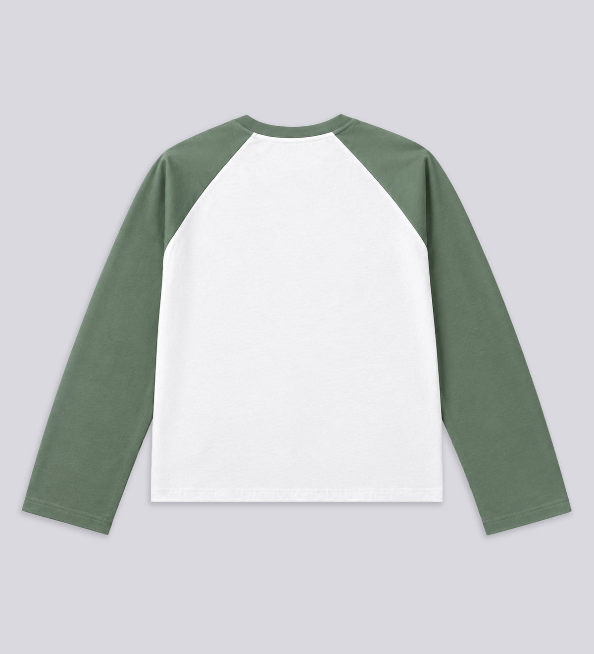 STRTN® RAGLAN LONG SLEEVE TEE – Khaki/Off White