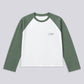 STRTN® RAGLAN LONG SLEEVE TEE – Khaki/Off White