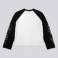 CRTV DEPT HEAVYWEIGHT RAGLAN T-SHIRT – Black/Off White