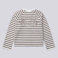 LEGACY V.II STRIPED LONG SLEEVE TEE – Khaki/Off White