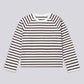 LEGACY V.II STRIPED LONG SLEEVE TEE – Khaki/Off White