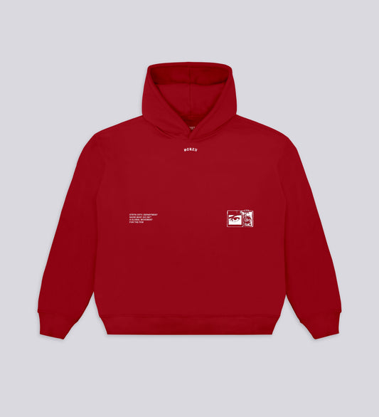 GLOBAL MOVEMENT HOODIE – Red