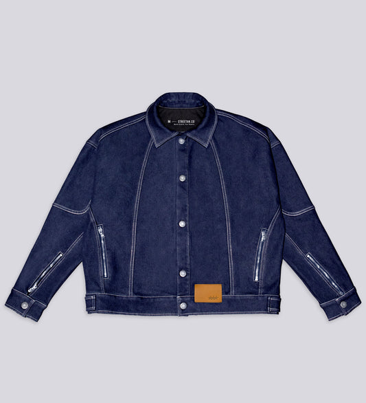 HEAVYWEIGHT POLAR DENIM JACKET – Blue