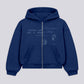 COLD HEARTS ZIP-UP HOODIE – Navy