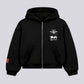 SMGO™ ZIP-UP HOODIE – Black
