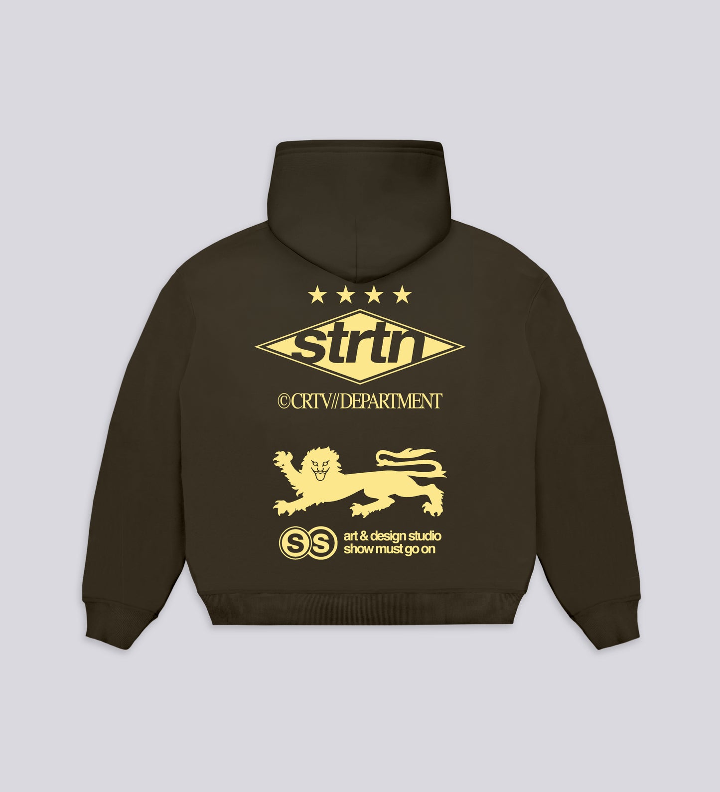 STRTN® ART & DESIGN STUDIO HOODIE – Army Green