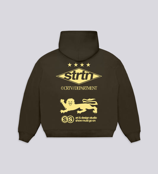 STRTN® ART & DESIGN STUDIO HOODIE – Army Green
