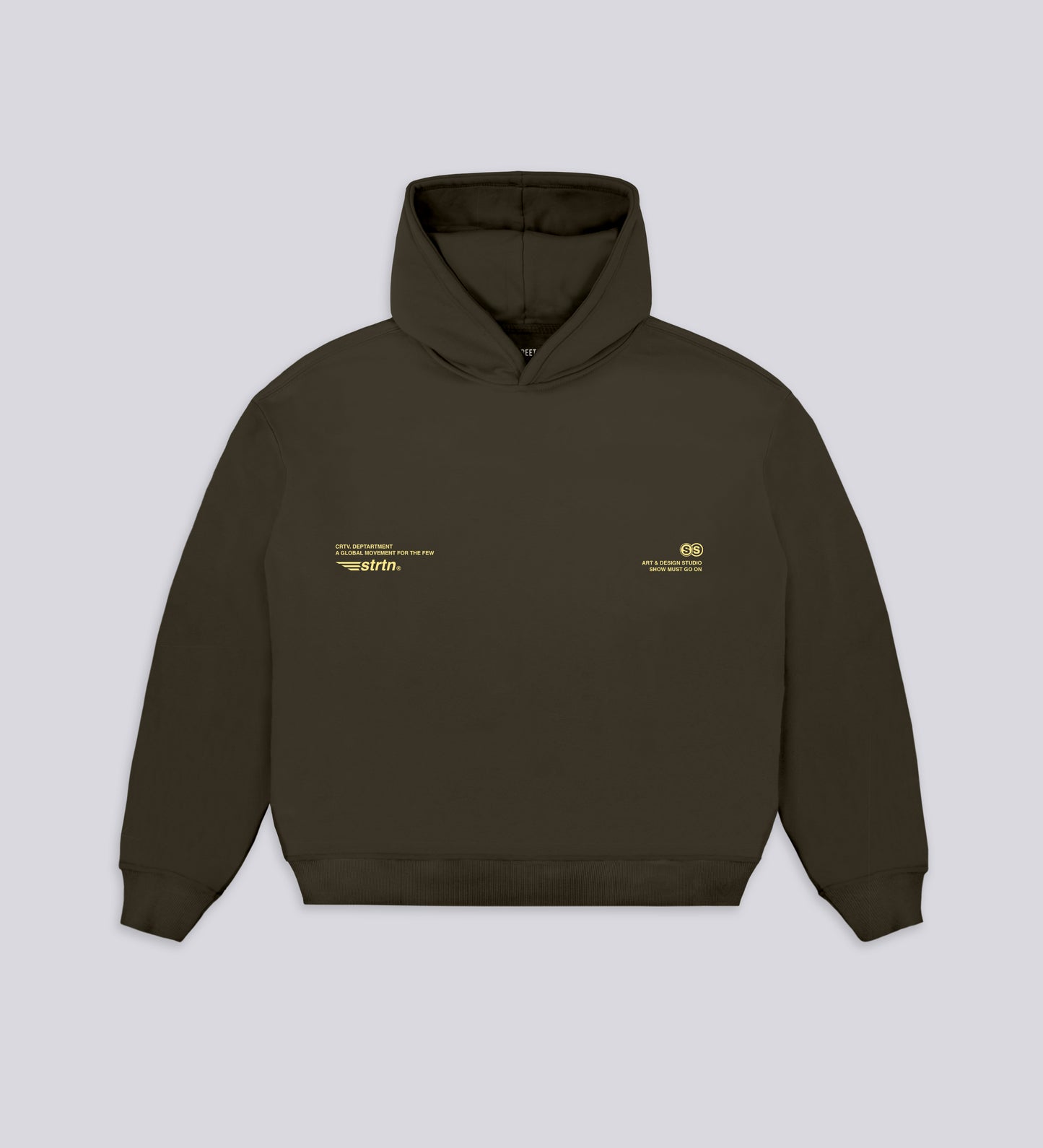 STRTN® ART & DESIGN STUDIO HOODIE – Army Green
