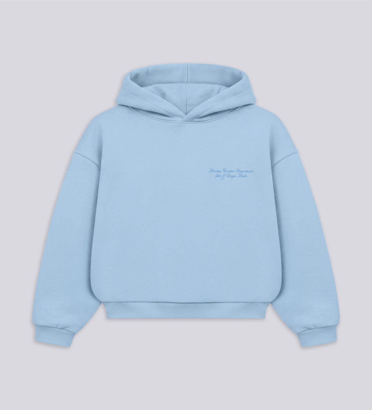 SACRED HEART HOODIE – Baby Blue